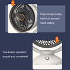 Desktop Air Circulation Upright Night Light Fan Household Rotatable Turbo Fan, Plug-in Model, Charging Model