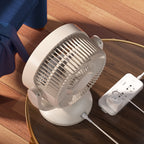 Desktop Air Circulation Upright Night Light Fan Household Rotatable Turbo Fan, Plug-in Model, Charging Model