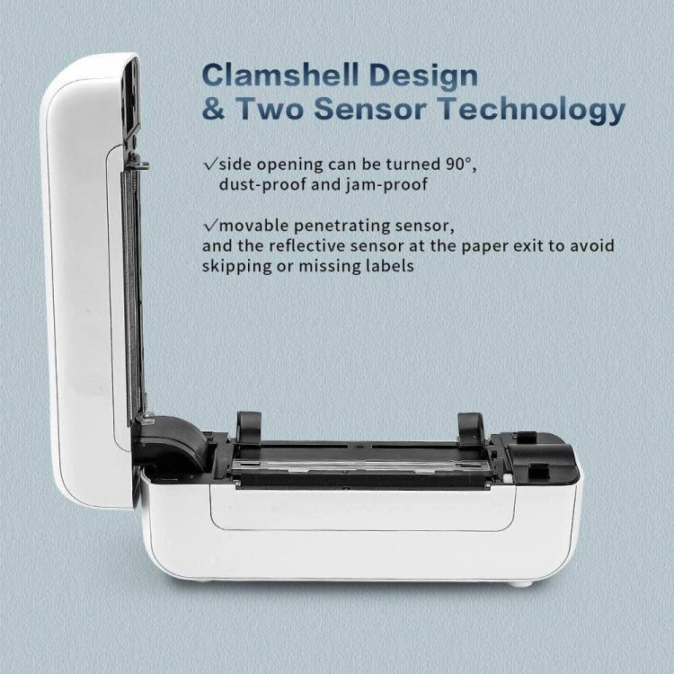 Phomemo PM246S Address Label Printer Thermal Paper Express E-Manifest Printer, US, EU