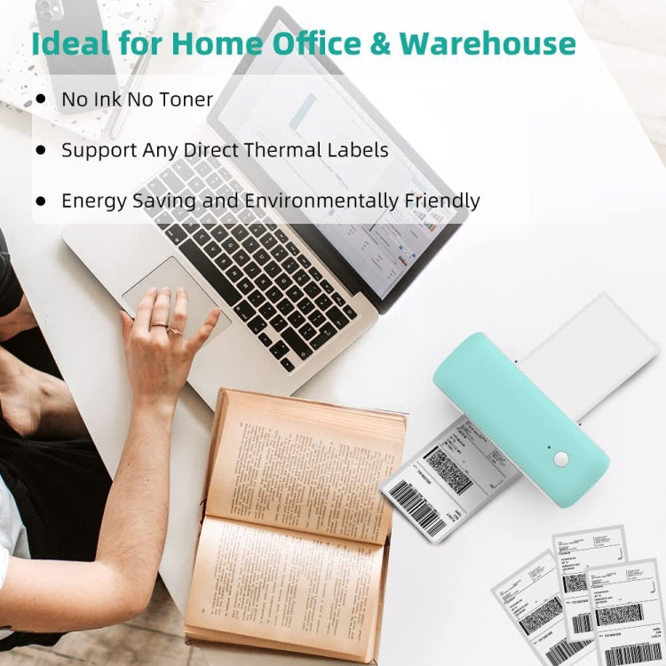 Phomemo PM246S Address Label Printer Thermal Paper Express E-Manifest Printer, US, EU