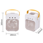 Mini Desktop Air Conditioner Fan Household Spray Humidification Air Cooler