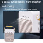 Mini Desktop Air Conditioner Fan Household Spray Humidification Air Cooler