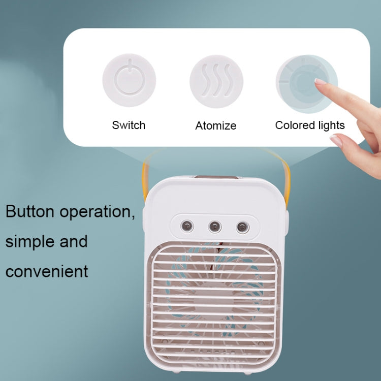Mini Desktop Air Conditioner Fan Household Spray Humidification Air Cooler