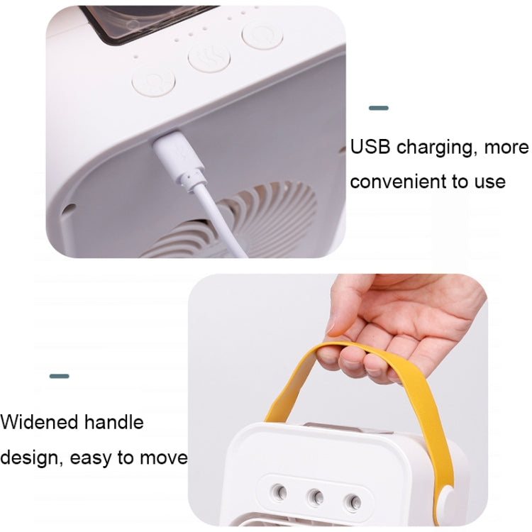 Mini Desktop Air Conditioner Fan Household Spray Humidification Air Cooler