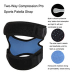 Summer Pressurized Shock-absorbing Patella Belt Wear-resistant Silicone Outdoor Cycling Basketball Protective Gear, 1pcs Blue, 1pcs Pink, 2pcs Blue, 2pcs Pink