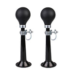 2pcs 7 inch Metal Plating Bicycle Air Horn Bicycle Accessories, Black, Red, Blue, Pink, Green, Silver