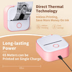 Phomemo T02 Gift Box Phone Bluetooth Mini Printer Photo Thermal Printer Family Student Wrong Question Printer, Gift Box