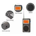 HanRongda HRD-747 Portable Full Band Digital Display High-Frequency Receiving Radio, HRD-747