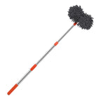 Car Wash Mop Soft Brush Long Handle Telescopic Rotary Car Cleaning Tool