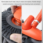 Car Wash Mop Soft Brush Long Handle Telescopic Rotary Car Cleaning Tool