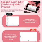 Phomemo M220 Jewelry Clothing Tags Bluetooth Thermist Strip Tag Printer, M220