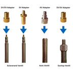 SV/AV/DV Bicycle Valve Adapter Set Bike Ball Pump Accessories, 15 in 1, 24 in 1 with Leather Ring, 25 in 1, 24 in 1, 32 in 1, 16 in 1, 10 in 1, 3sets 3 in 1, 12 in 1, 3sets 5 in 1, 3sets 4 in 1, 3sets 4 in 1 Gold, 14 in 1, 16 in 1 with Split Box       ...