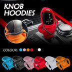 2pcs Car Gear Shift Brake Handle Hoodie Decorative Cover