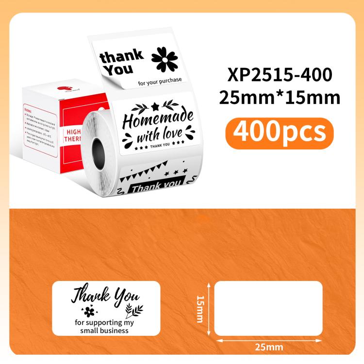 Thermal Labels For M110 Printer, Phomemo 10x20mm-1280pcs, Phomemo 25x15mm-400pcs, Phomemo 30x15mm-400pcs, Phomemo 30x20mm-320pcs, Phomemo 30x30mm-230pcs, Phomemo 30x40mm-180pcs, Phomemo 40x15mm-400pcs, Phomemo 40x30mm-230pcs, Phomemo 40x40mm-180pcs    ...
