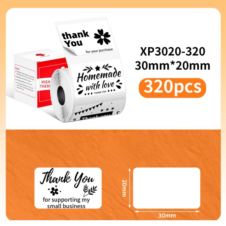 Thermal Labels For M110 Printer, Phomemo 10x20mm-1280pcs, Phomemo 25x15mm-400pcs, Phomemo 30x15mm-400pcs, Phomemo 30x20mm-320pcs, Phomemo 30x30mm-230pcs, Phomemo 30x40mm-180pcs, Phomemo 40x15mm-400pcs, Phomemo 40x30mm-230pcs, Phomemo 40x40mm-180pcs    ...