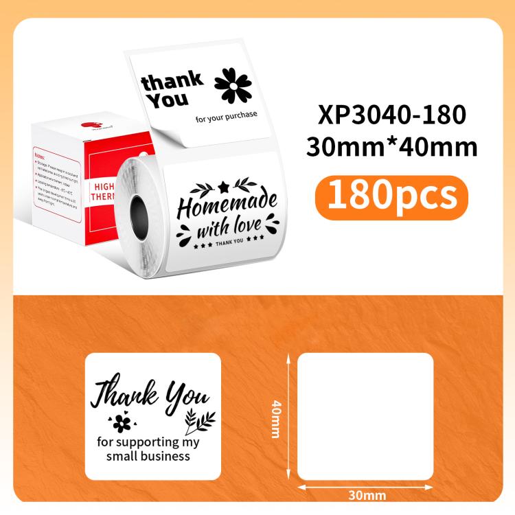 Thermal Labels For M110 Printer, Phomemo 10x20mm-1280pcs, Phomemo 25x15mm-400pcs, Phomemo 30x15mm-400pcs, Phomemo 30x20mm-320pcs, Phomemo 30x30mm-230pcs, Phomemo 30x40mm-180pcs, Phomemo 40x15mm-400pcs, Phomemo 40x30mm-230pcs, Phomemo 40x40mm-180pcs    ...