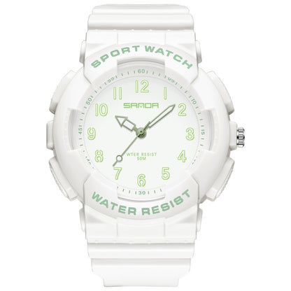 SANDA Small Fresh Digital All-match Waterproof Luminous Student Watch