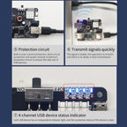 Yahboom USB3.0 HUB Expansion Board ROS Robot Expansion Dock