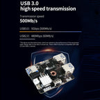 Yahboom USB3.0 HUB Expansion Board ROS Robot Expansion Dock