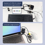 Yahboom USB3.0 HUB Expansion Board ROS Robot Expansion Dock