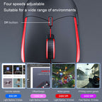 IMICE T30 Wired E-Sports Gaming Mouse LED Luminous Colorful Programmable 6D Mouse, T30