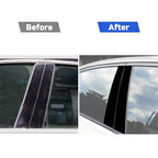 For BMW X5 E70 8pcs /Set Left and Right Drive Universal B-pillar Decorative Sticker