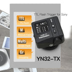 For Sony YONGNUO High-speed Synchronous Wireless TTL Flash Trigger Mirrorless Camera Flash Trigger