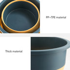 Medium 10L Folding Thickened Portable Plastic Bucket Outdoor Fishing Barrel Car Travel Wash Barrel, Medium 10L