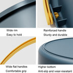 Medium 10L Folding Thickened Portable Plastic Bucket Outdoor Fishing Barrel Car Travel Wash Barrel, Medium 10L