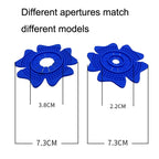 4sets Car Universal Wiper Hole Protective Cover PVC Dustproof Snowproof Wiper Pad