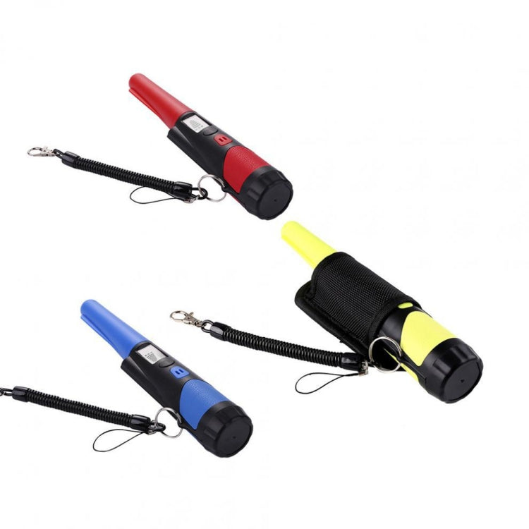 Handheld Metal Detector LCD Display Gold Treasure Hunter with Flashlight, Red, Green, Blue, Orange, Black