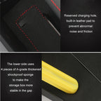 Car Seat Gap Interior PU Leather Storage Box Water Cup Holder