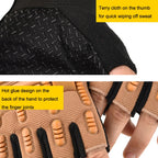 Outdoor Riding Balance Wheel Skating Military Training Children Half-Finger Gloves, M, L