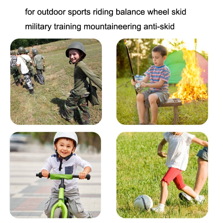 Outdoor Riding Balance Wheel Skating Military Training Children Half-Finger Gloves, M, L