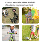 Outdoor Riding Balance Wheel Skating Military Training Children Half-Finger Gloves, M, L
