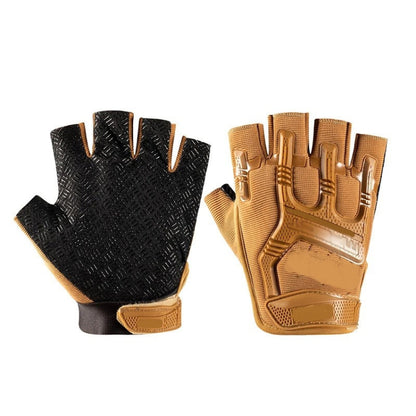 Outdoor Sports Non-slip Silicone Protective Half-finger Gloves, Free Code