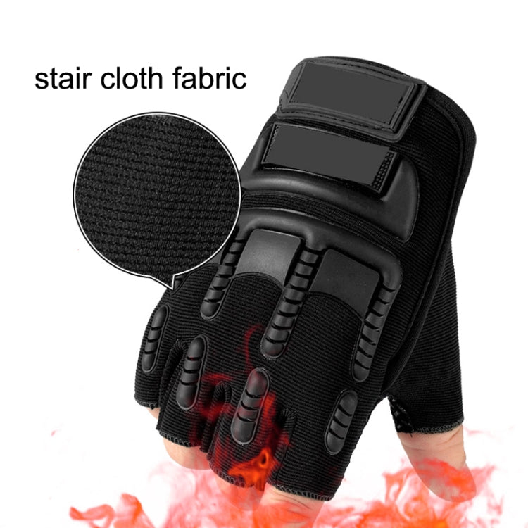 Outdoor Sports Non-slip Silicone Protective Half-finger Gloves, Free Code