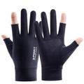 Summer Ice Silk Thin Sunscreen Gloves Fishing Non-slip Takeaway Rider Gloves, Free Code