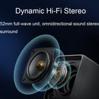 Havit A20 Plus Colorful Ambient Light Wired Computer Audio Stereo Surround Sound Speaker, Black