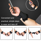 Weightlifting Dumbbell Horizontal Bar Anti-cocoon Anti-slip Wrist Fitness Gloves, M, L, XL