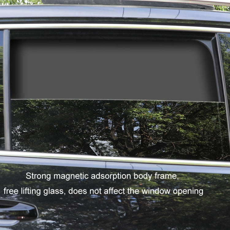 Heat-insulating Opaque Vinyl Coated Magnetic Car Curtains, Full Blackout Principal Drive, Full Blackout Co-pilot, Full Blackout Rear Row, Titanium Silver Principal Driver, Titanium Silver Co-pilot, Titanium Silver Rear Row