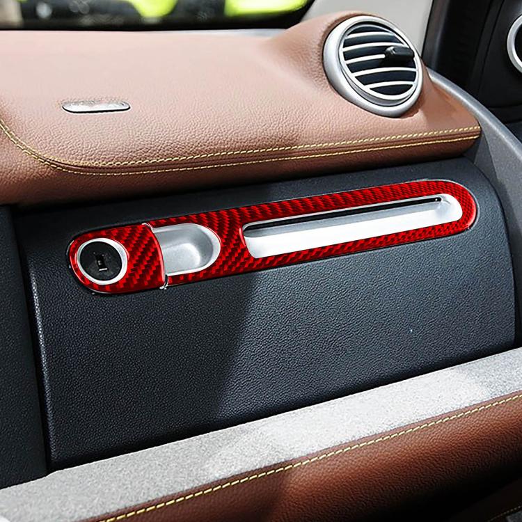 For 2011-2015 Mercedes-Benz Smart Left-Hand Drive 2pcs /Set Glove Box Handle Stickers, Left-Hand Drive