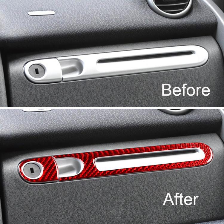 For 2011-2015 Mercedes-Benz Smart Left-Hand Drive 2pcs /Set Glove Box Handle Stickers, Left-Hand Drive