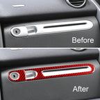 For 2011-2015 Mercedes-Benz Smart Left-Hand Drive 2pcs /Set Glove Box Handle Stickers, Left-Hand Drive