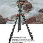 DSLR Tripod Photography Stand Portable Cell Phone Micro SLR Tripod, K268+KJ36