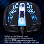 Chasing Leopard USB Illuminated Gaming Optical 1.3m Wired Mouse, 139