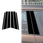 For 2011-2015 BMW X1 E84 6pcs /Set Universal B-pillar Decorative Sticker for Left and Right Drive