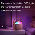 Havit P1 Portable Singing Home Wireless Bluetooth Speaker Microphone Set, Dual-microphone