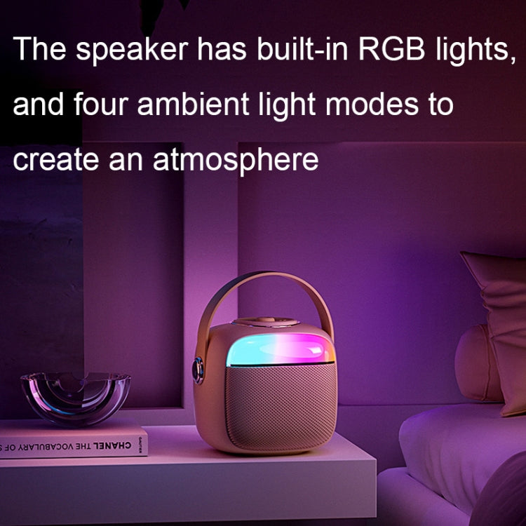 Havit P1 Portable Singing Home Wireless Bluetooth Speaker Microphone Set, Dual-microphone