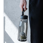 Nobvan Magic Ball Magnetic Bomb Tea Warehouse Tritan Large Capacity Sports Cup, 550ml (Transparent), 550ml (Gray), 800ml (Transparent), 800ml (Gray), 800ml (Blue ), 800ml (Purple), 1000ml (Transparent), 1000ml (Gray), 1200ml (Transparent), 1200ml (Gray)